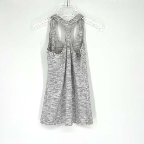 Lululemon Tank Top Women 8 Cool Racerback II Nulu Wee Are From Space Gray - Picture 2 of 5